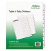 Office Essentials AVE11670 Table 'n Tabs Dividers, 10-Tab, Letter