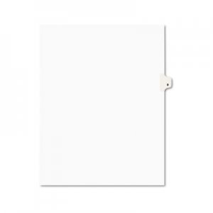 Avery AVE11919 Avery-Style Legal Exhibit Side Tab Divider, Title: 9, Letter, White, 25/Pack