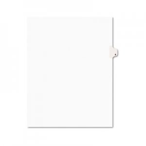 Avery AVE11918 Avery-Style Legal Exhibit Side Tab Divider, Title: 8, Letter, White, 25/Pack