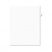Avery AVE11915 Avery-Style Legal Exhibit Side Tab Divider, Title: 5, Letter, White, 25/Pack