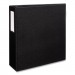 Avery AVE08802 Durable Non-View Binder with DuraHinge and EZD Rings, 3 Rings, 4" Capacity, 11 x 8.5, Black