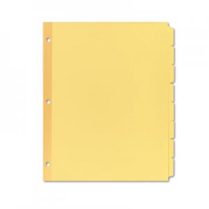 Avery 11505 Write-On Plain-Tab Dividers, 8-Tab, Letter, 24 Sets AVE11505