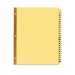 Avery 11306 Preprinted Laminated Tab Dividers w/Gold Reinforced Binding Edge, 25-Tab, Letter AVE11306