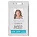 Advantus 75451 Proximity ID Badge Holder, Vertical, 2 3/8w x 3 3/8h, Clear, 50/Pack AVT75451