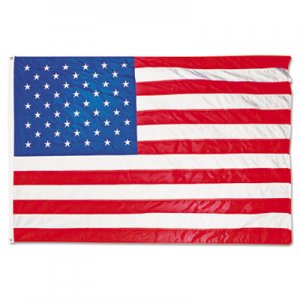 Advantus AVTMBE002220 All-Weather Outdoor U.S. Flag, Heavyweight Nylon, 4 ft x 6 ft