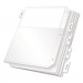 Cardinal CRD84010 Poly Ring Binder Pockets, 11 x 8.5, Clear, 5/Pack