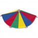 Champion Sports NP24 Nylon Multicolor Parachute, 24-ft. diameter, 20 Handles CSINP24