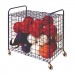 Champion Sports CSILFX Lockable Ball Storage Cart, 24-Ball Capacity, 37w x 22d x 20h, Black