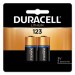 Duracell DURDL123AB2BPK Ultra High-Power Lithium Battery, 123, 3V, 2/Pack