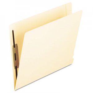 Pendaflex 13240 Laminated Spine End Tab Folder with 2 Fasteners, 14 pt Manila, Letter, 50/Box PFX13240