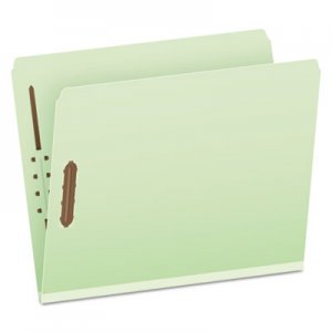 Pendaflex PFX17180 Heavy-Duty Pressboard Folders w/ Embossed Fasteners, Letter Size, Green, 25/Box