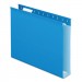 Pendaflex 4152X2BLU Reinforced 2" Extra Capacity Hanging Folders, 1/5 Tab, Letter, Blue, 25/Box PFX4152X2BLU