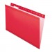 Pendaflex 415315RED Reinforced Hanging Folders, 1/5 Tab, Legal, Red, 25/Box PFX415315RED