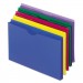 Pendaflex PFX50993 Poly File Jackets, Straight Tab, Legal Size, Assorted Colors, 5/Pack