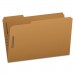 Pendaflex PFXFK312 Kraft Folders with Two Fasteners, 1/3-Cut Tabs, Legal Size, Kraft, 50/Box