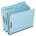 Pendaflex FP213 Pressboard Folders, 2 Fasteners, 1" Expansion, 1/3 Cut, Letter, Blue, 25/Box PFXFP213