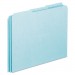 Pendaflex PFXPN203 Blank Top Tab File Guides, 1/3-Cut Top Tab, Blank, 8.5 x 11, Blue, 100/Box