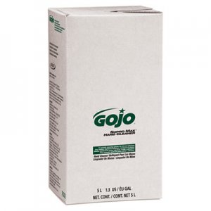 GOJO 7572 SUPRO MAX Hand Cleaner Refill, 5000 mL, Herbal Scent, Beige, 2/Carton GOJ7572