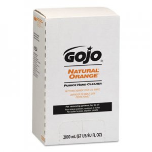 GOJO GOJ7255 NATURAL ORANGE Pumice Hand Cleaner Refill, Citrus Scent, 2000mL, 4/Carton
