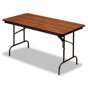 Iceberg 55235 Premium Wood Laminate Folding Table, Rectangular, 96w x 30d x 29h, Oak ICE55235