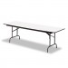 Iceberg 55227 Premium Wood Laminate Folding Table, Rectangular, 72w x 30d x 29h, Gray/Charcoal ICE55227