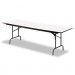 Iceberg 55217 Premium Wood Laminate Folding Table, Rectangular, 60w x 30d x 29h, Gray/Charcoal ICE55217