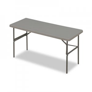 Iceberg 65377 IndestrucTables Too 1200 Series Resin Folding Table, 60w x 24d x 29h, Charcoal ICE65377