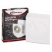 Innovera IVR39403 CD/DVD Envelopes, Clear Window, White, 50/Pack