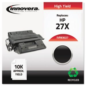 Innovera IVR83027 Remanufactured C4127X (27X) High-Yield Toner, Black