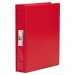 Charles Leonard LEO61603 VariCap Expandable Binder, 2 Posts, 6" Capacity, 11 x 8.5, Red