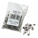 Charles Leonard 83150 Safety Pins, Nickel-Plated, Steel, 1 1/2" Length, 144/Pack LEO83150