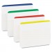 Post-it Tabs MMM686F1 Tabs, Lined, 1/5-Cut Tabs, Assorted Primary Colors, 2" Wide, 24/Pack