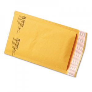Sealed Air 39091 Jiffylite Self-Seal Mailer, Side Seam, #00, 5 x 10, Golden Brown, 250/Carton SEL39091