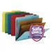 Smead 14025 Pressboard Classification Folders, Letter, Six-Section, Assorted, 10/Box SMD14025
