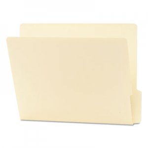Smead 24137 Folders, 1/3 Cut Bottom, Reinforced End Tab, Letter, Manila, 100/Box SMD24137
