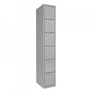 Tennsco TNNBS6121812AMG Box Compartments, Single Stack, 12w x 18d x 72h, Medium Gray