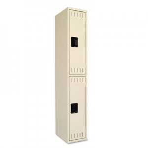 Tennsco TNNDTS121836ASD Double Tier Locker, Single Stack, 12w x 18d x 72h, Sand