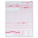 TOPS 59870R UB04 Hospital Insurance Claim Form, 8 1/2 x 11, Laser Printer, 2500 Forms TOP59870R