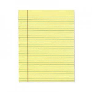 TOPS TOP7522 The Legal Pad Glue Top Pads, Legal/Wide, 8 1/2 x 11, Canary, 50 Sheets, Dozen