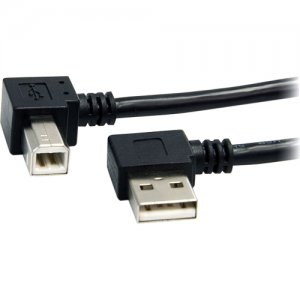 StarTech.com USB2HAB2RA3 3 ft A Right Angle to B Right Angle USB Cable - M/M