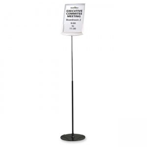 Durable 558957 Infobase Floor Sign Stand DBL558957