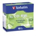 Verbatim 95170 CD-RW 80MIN 700MB 2x-4x 10pk Slim Case