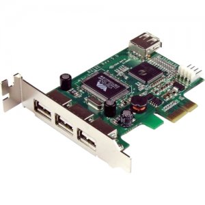 StarTech.com PEXUSB4DP 4-port PCI Express LP USB Adapter Card