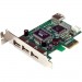 StarTech.com PEXUSB4DP 4-port PCI Express LP USB Adapter Card