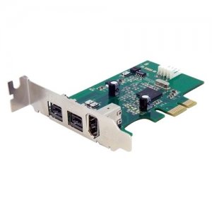 StarTech.com PEX1394B3LP 3-port 2b 1a LP 1394 PCI Express FireWire Card
