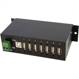 StarTech.com ST7200USBM Mountable Rugged Industrial 7 Port USB Hub