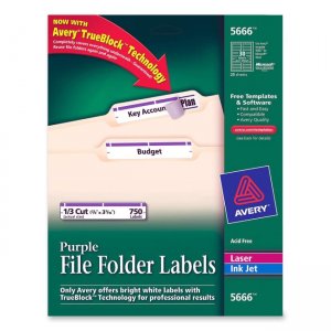 Avery Dennison 5666 Filing Labels AVE5666