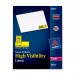 Avery Dennison 5972 High Visibility Labels AVE5972