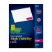 Avery Dennison 5979 High Visibility Labels AVE5979