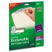 Avery Dennison 6466 Assorted Removable Filing Label AVE6466